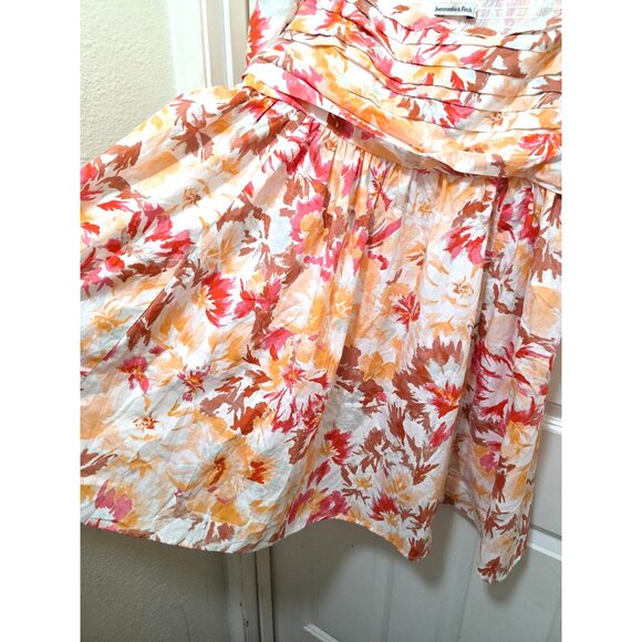 NWT Abercrombie & Fitch Floral Puff Sleeve Mini Dress Size XL - Picture 6 of 13